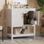 Meuble-lavabo avec lavabo en céramique-212493372