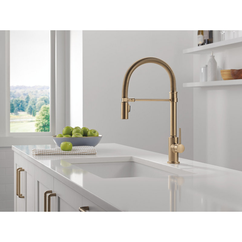 Robinet de cuisine Trinsic Pro Style, Bronze champagne