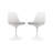 Modholic Tulip Swivel Side Chair, Gray-929971210-873244885