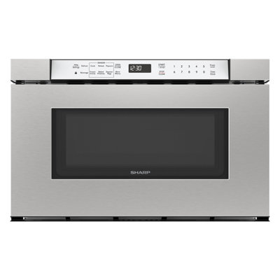 Sharp Microwave Drawer 1.2 Cu. Ft. Built-In Microwave with Control Lock in Stainless Steel