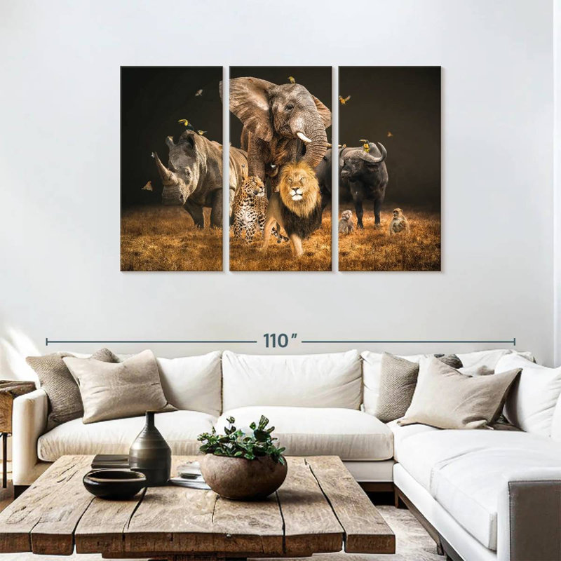 Brampt Big 5, 48" H x 74" W