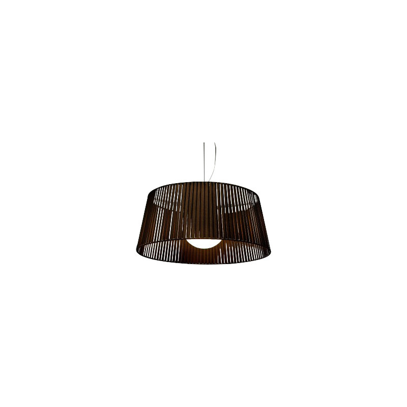Ribbon 1 - Light Pendant, 84.6" H x 23.6" W x 23.6" D, Matte Black, Mocha