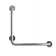CSI Bathware 19" Vertical Angle Left Bathroom Safety Grab Bar