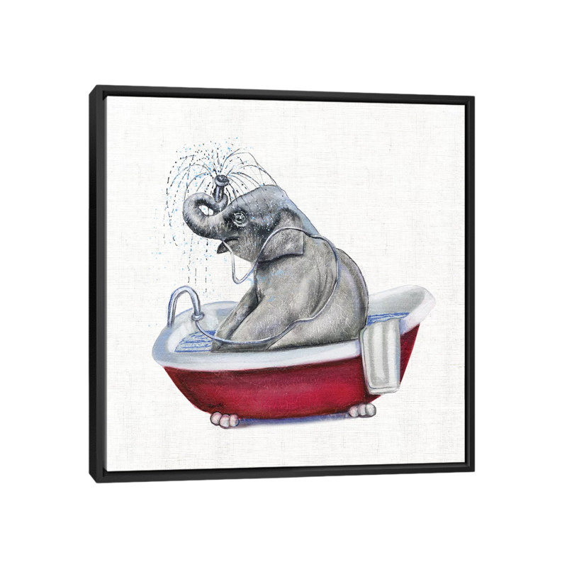 «Bathing Beauty II» - reproduction, H 12 po x l 12 po x P 1,5 po, Toile avec cadre noir