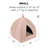 Fleece Nest Pet Bed-12216906