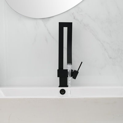 Single Handle Single Hole Bathroom Sink Faucet