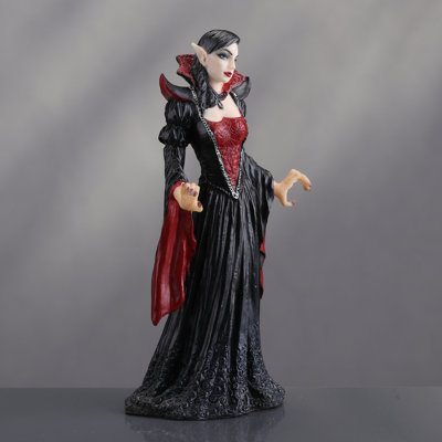 4.33 in H Vampire Countess Poly Resin