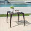 Table d'appoint d'extérieur en aluminium coulé 18 po avec grillage complexe KAI