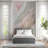 Soft Blush Flow Abstract Wall Mural-852622139