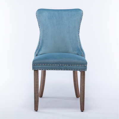 Miriah Upholstered Wing-Back upholstered dining chairs,dining room chairs,side chairs,kitchen chairs