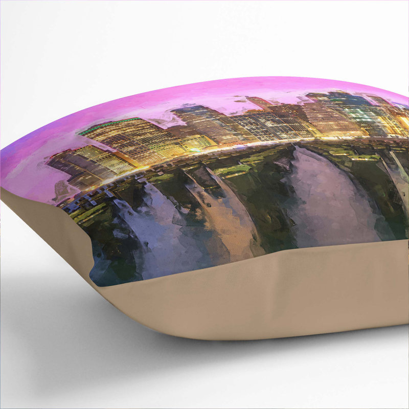 Square Cushion, 40cm H x 40cm W x 15cm D, Stone