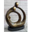 Sculpture originale signée par Fransisci, couple abstrait