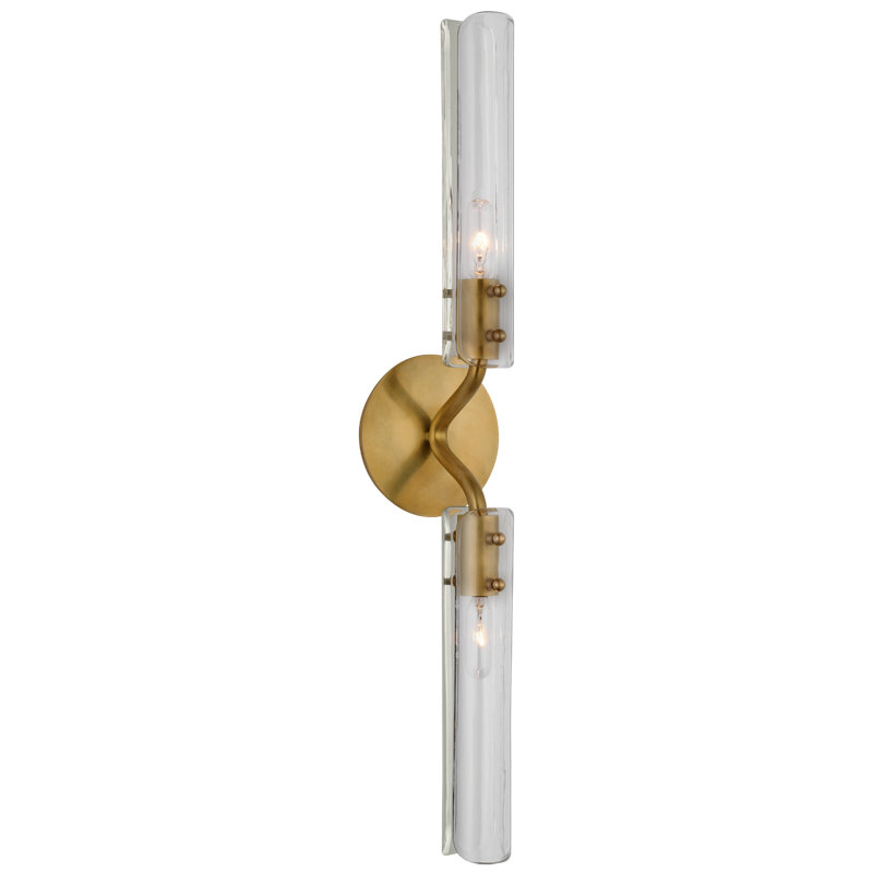 Casoria 2 - Light Wallchiere, Hand Rubbed Antique Brass