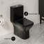 Toilette carrée une pièce à double chasse 1,12 / 1,6 GPF Carre