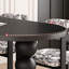 Table de salle à manger noire durable en bois de frêne-760189428