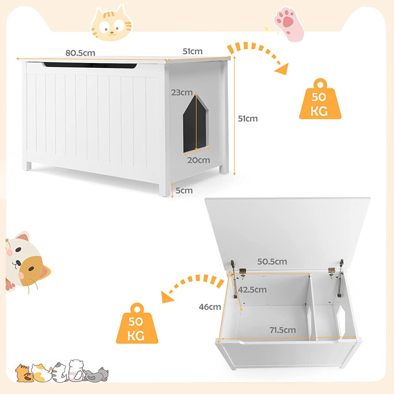 Deutsch Enclosed Litter Box Housing