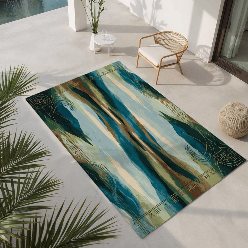 Tapis intérieur et extérieur Cosmic Veil, Rectangle 9 pi x 12 pi