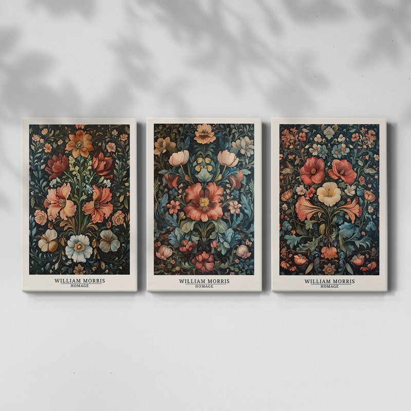 Série sur toile tendue sur mesure - Collection de 3 pièces de la collection de pièces de collection - 3 pièces