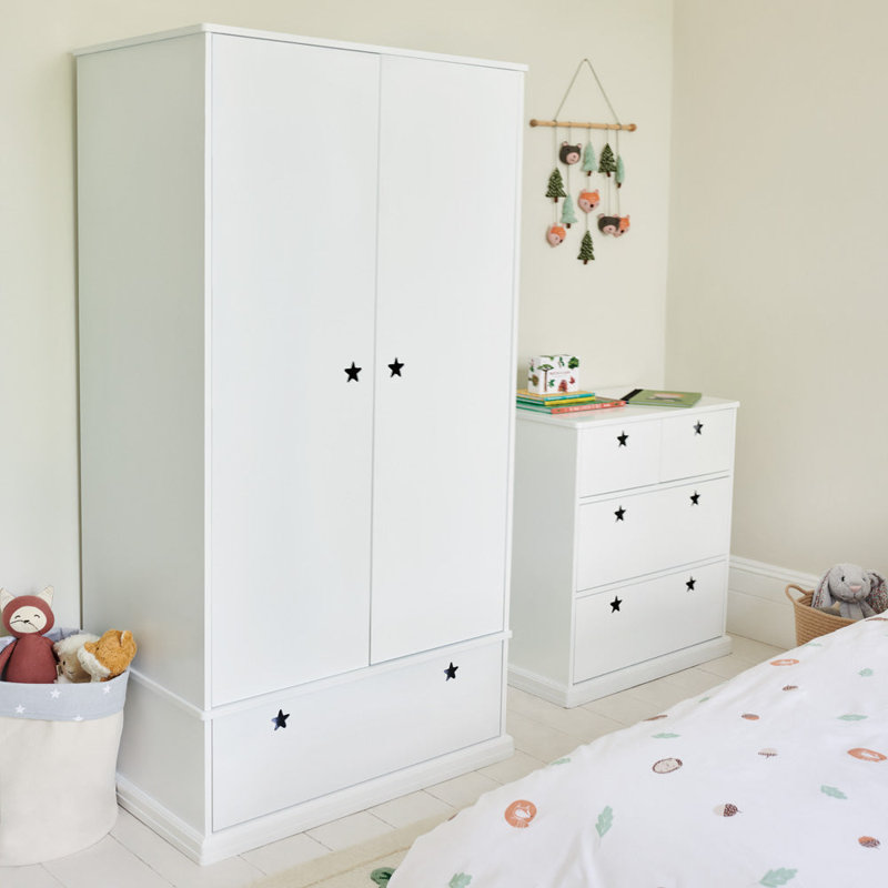Star Bright Wardrobe, White