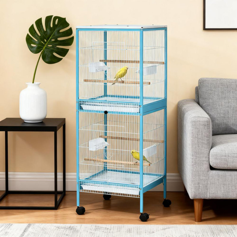 Cage à oiseaux grand espace