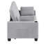 Canapé-lit convertible 3 en 1 de 165 cm (64,8 po) de taille Queen, avec coussins, poches latérales et porte-gobelet.-1092998210