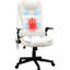 Fauteuil en cuir blanc Pu