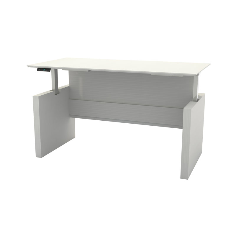 Medina Height-Adjustable 72" Straight Height Adjustable Desk, White
