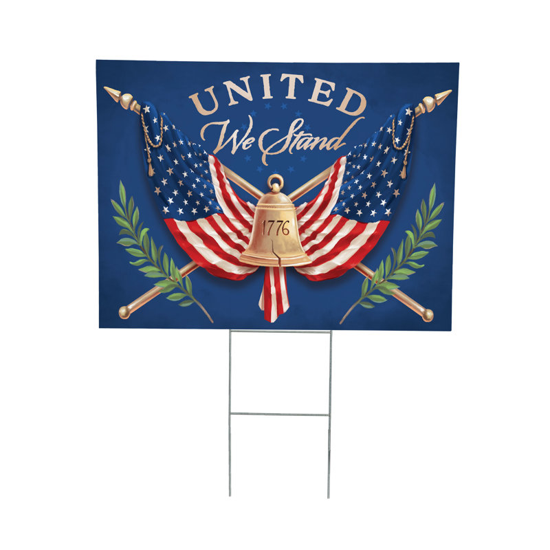 Enseigne de cour United United Stand, 24 po x 18 po
