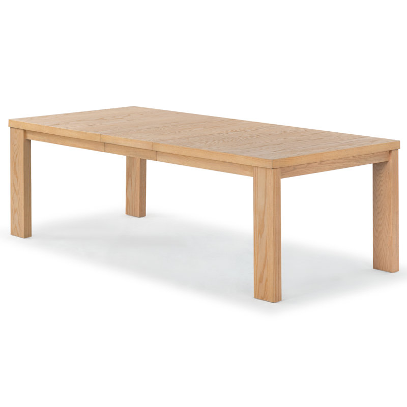 Desmond Extendable Wood Dining Table, Natural