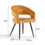 Rohit 43cm H Upholstered Metal Armchair-1848906557