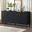U_Style  Storage Cabinet Sideboard Wooden Cabinet With 4 Doors For Hallway-1893185392
