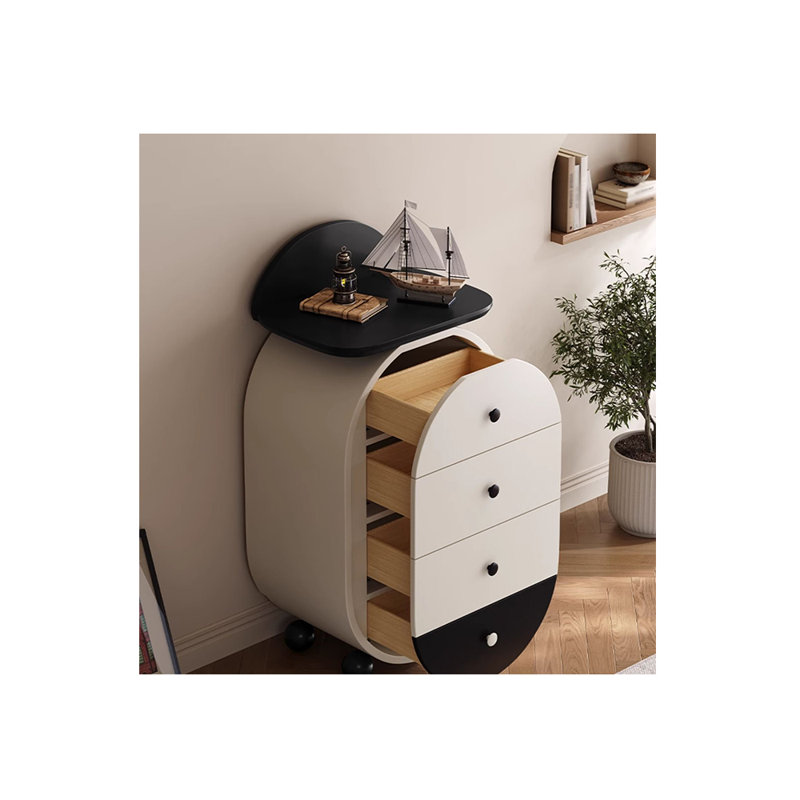 Commode d'appoint nordique de style rétro