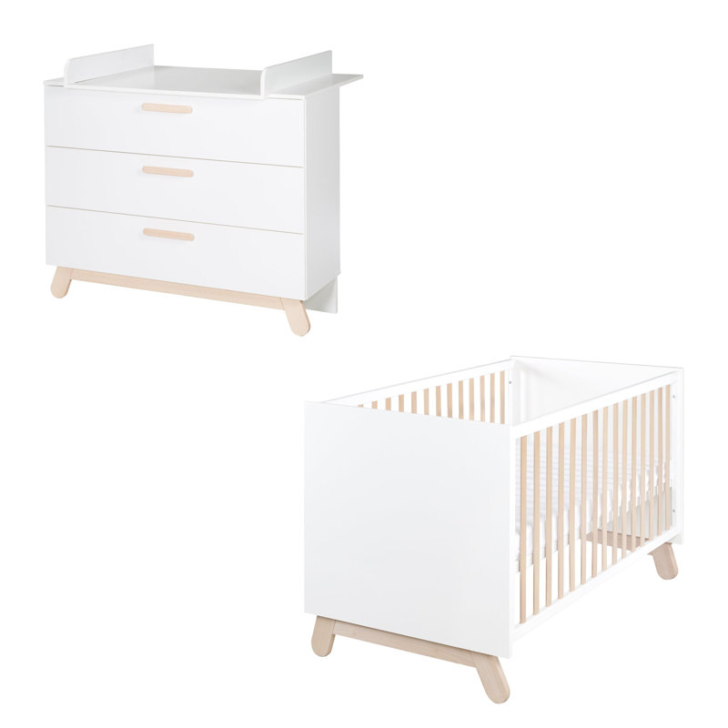 Clara Convertible 2 -Piece Nursery Furniture Set