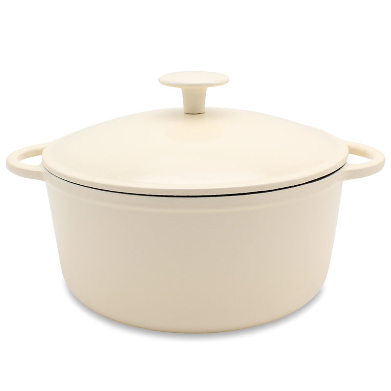 Krüger Cast Iron Pot Savanna With Lid - Enameled