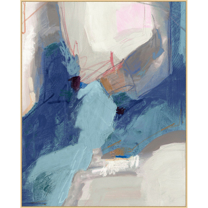 «Rana Abstract 2» par Lillan August - peinture sur toile