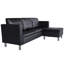Canapé modulaire réversible avec repose-pieds 74,02 po