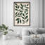 Oliver Gal Leaf Linen II Floral and Botanical - Luxury Shadowbox Framed Wall Art-143001013-143001014