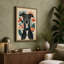 Dapper Dog Portrait Boho 1 Piece Wrapped Canvas Wall Art-1132197954-1132197959