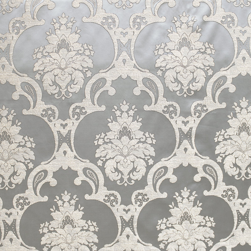 Textured Faux Silk | Katherine Fabric_KATHERINE, Silver