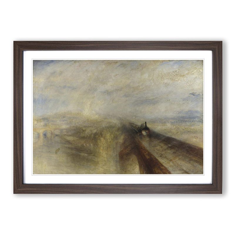 J.M.W. Turner - Single Picture Frame Painting, Walnut
