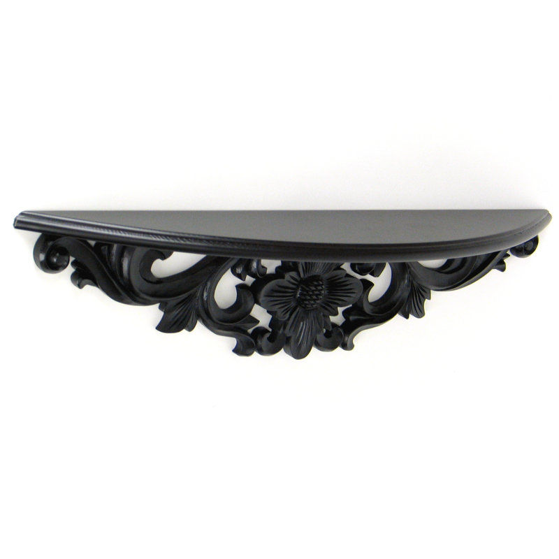 Tablette d'appoint Doby, Noir