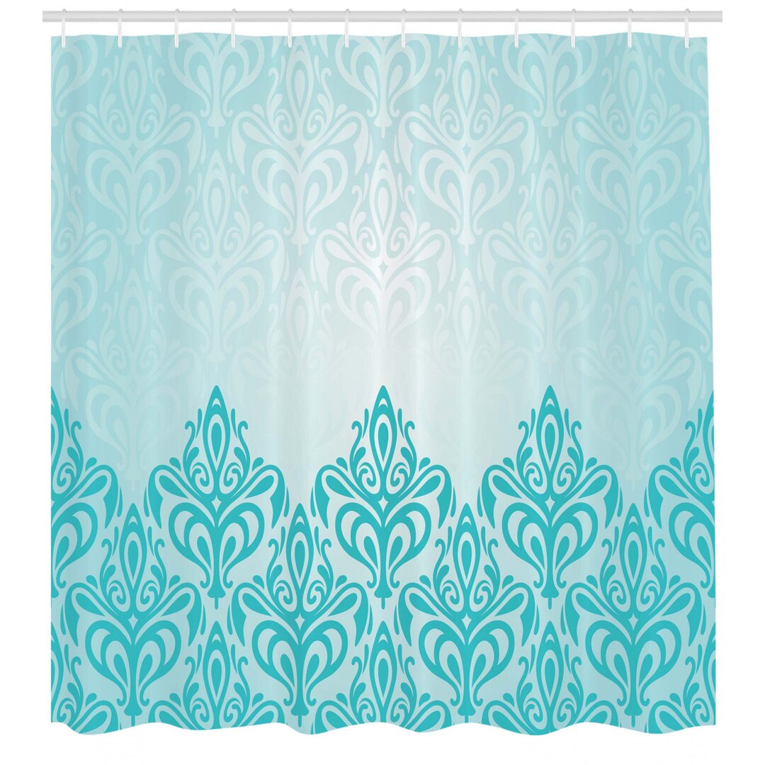 Polyester Shower Curtain white