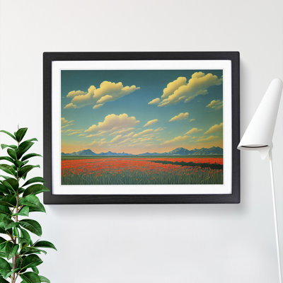 Great Spring Meadow Landscape - Single Picture Frame Painting