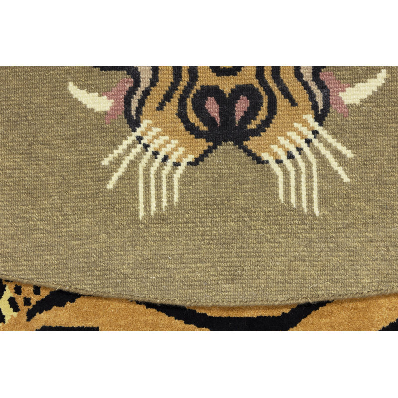 Tapis en laine Nevaehrose, Rond 8 pi