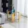 Allysah Glass Top End Table