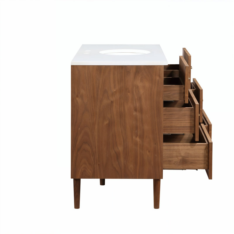 Meuble-lavabo simple l 48 po x P 22 po x H 34 po Dondi