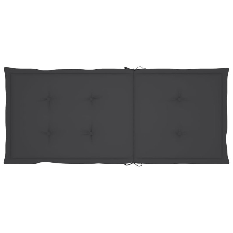 Outdoor Seat / Back Cushion, Anthracite, 19.17" W x 39.40" H