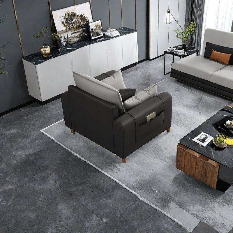 Fauteuil Latchezar de 39,37 po de largeur