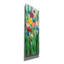 «Epic Graffiti 'Flowers In May 1» par Silvia Vassileva, art mural sur toile, 12 po x 36 po