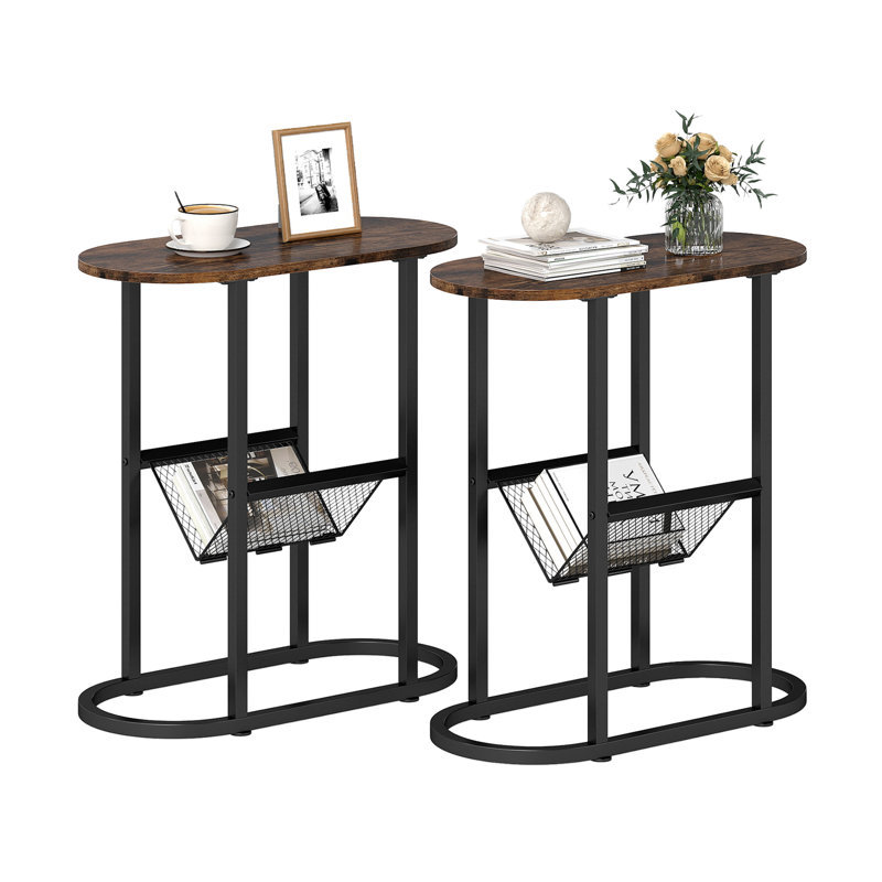Table de bout avec rangement Frame